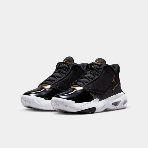 JORDAN MAX AURA 4 " BLACK METALLIC GOLD"