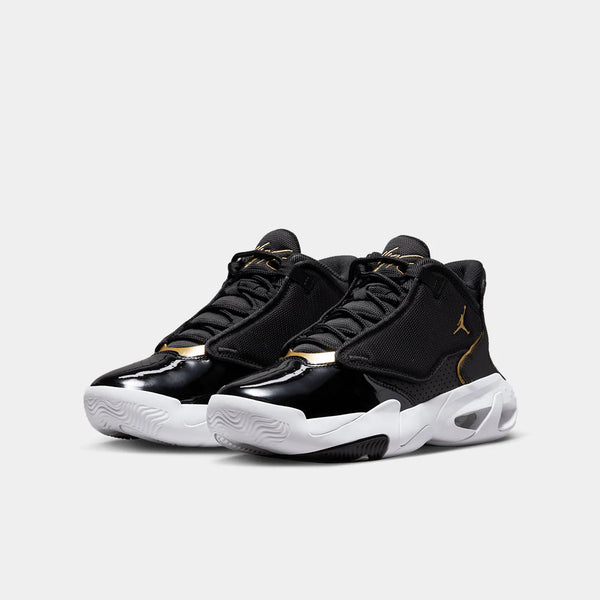 JORDAN MAX AURA 4 " BLACK METALLIC GOLD"