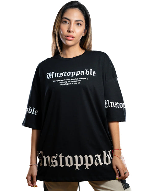 OVERSIZE NEGRA UNSTOPPABLE
