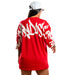 CAMISETA OVERSIZ D ROJA CRAZ