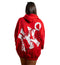 HOODIE OVERSIZE ROJO NY DAMA