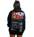 HOODIE OVERSIZE NEGRO MTM DAMA