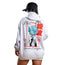 HOODIE OVERSIZE BLANCO UNIT DAMA
