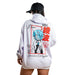HOODIE OVERSIZE BLANCO UNIT DAMA