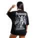 CAMISETA OVERSIZ D THE RIGHT NEGRA