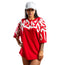 CAMISETA OVERSIZ D ROJA CRAZ