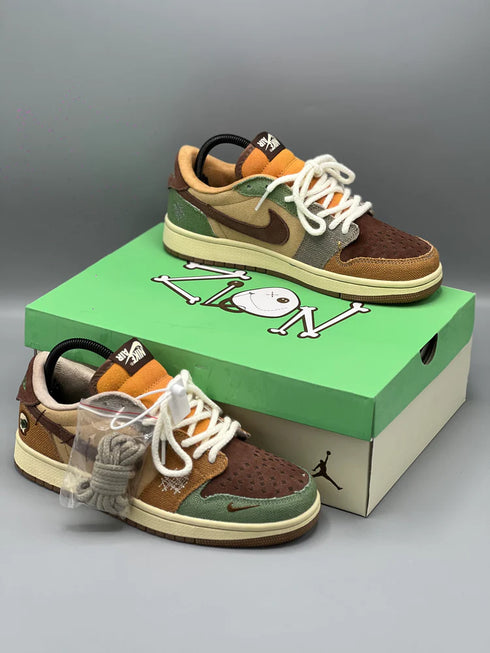 Jordan 1 Low x Zion "Voo Doo"