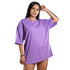 CAMISETA OVERSIZE D BASICA LILA