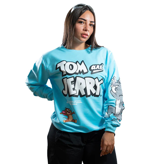 BUZO TOM AZUL CIELO DAMA