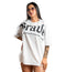 CAMISETA OVERSIZE D BRAVE BLANCA